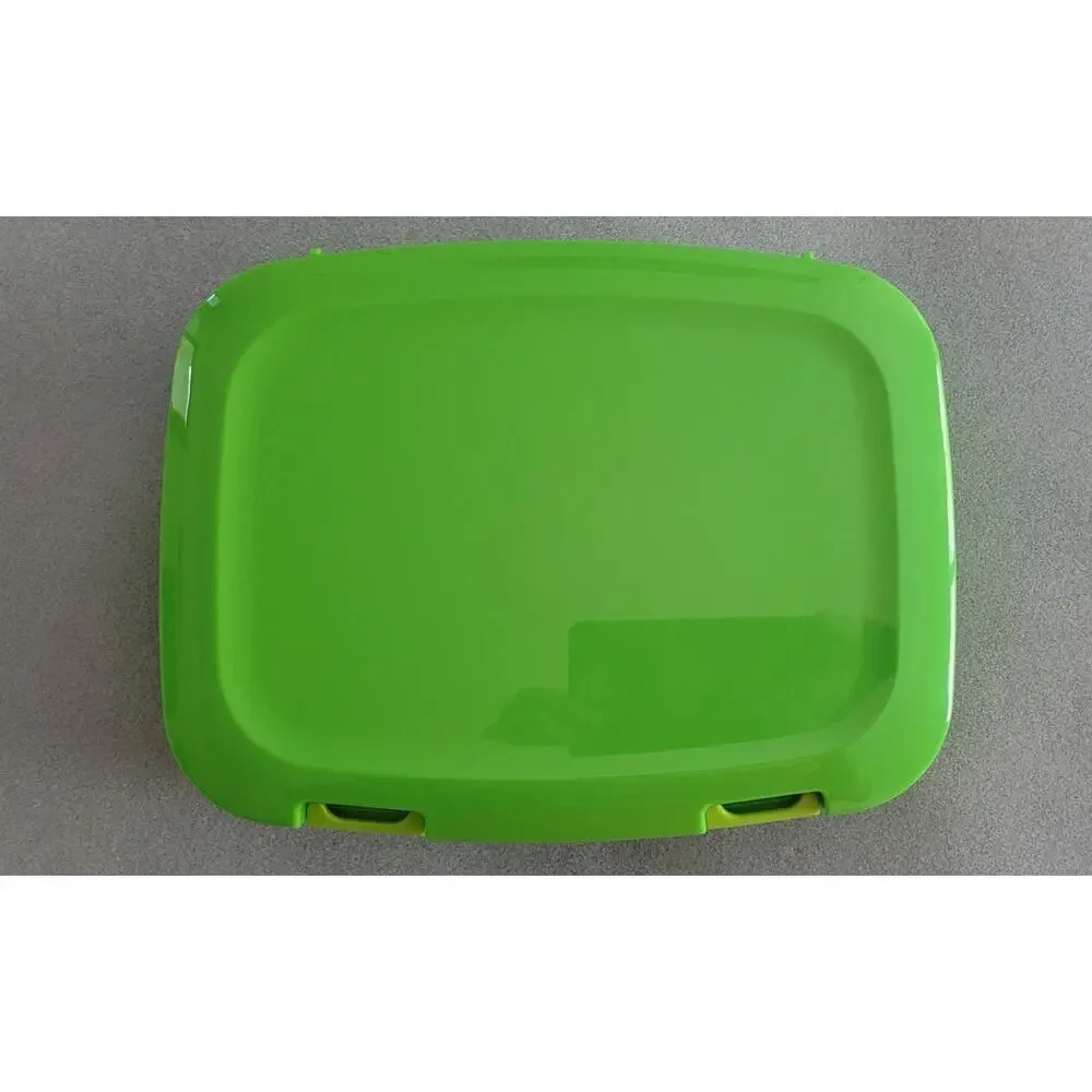 BENTGO FRESH Durable & Leak-Proof 4-Compartment Green Lunch Box--New!